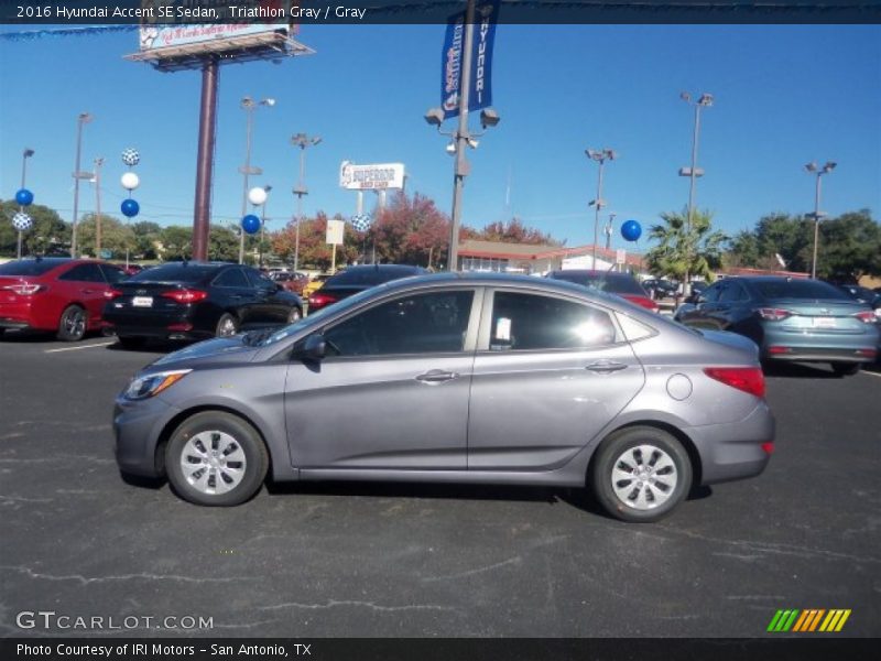 Triathlon Gray / Gray 2016 Hyundai Accent SE Sedan
