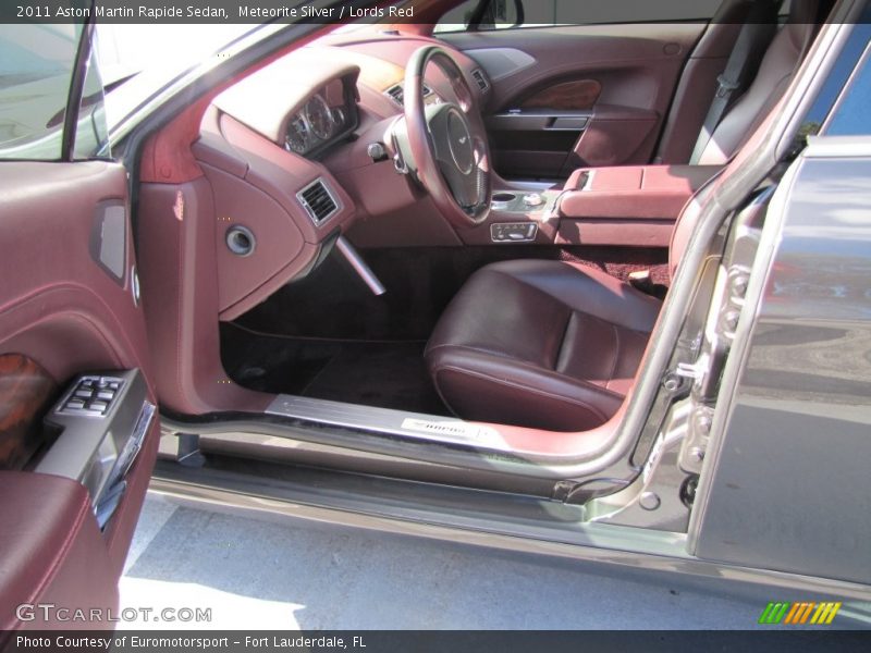  2011 Rapide Sedan Lords Red Interior