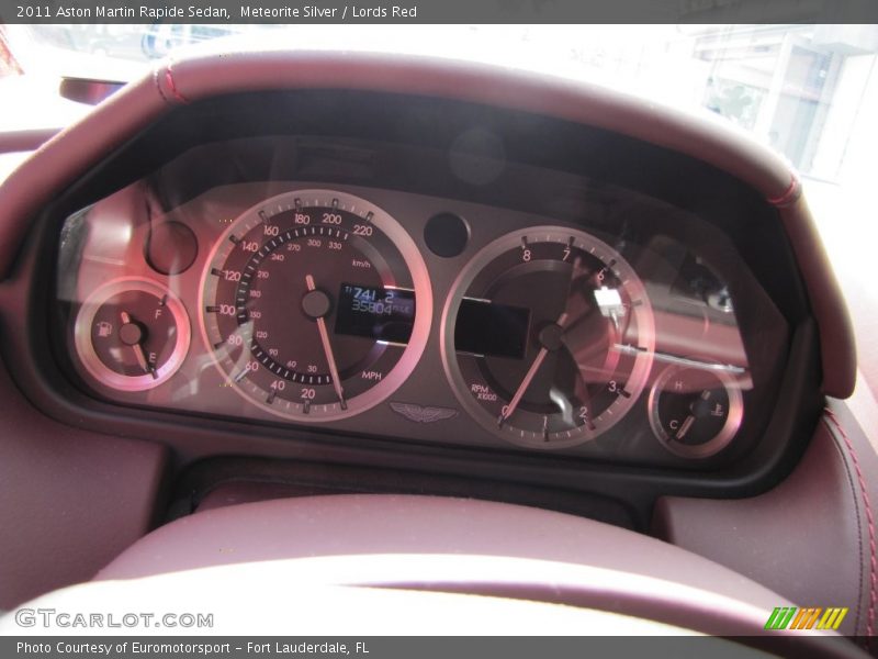  2011 Rapide Sedan Sedan Gauges