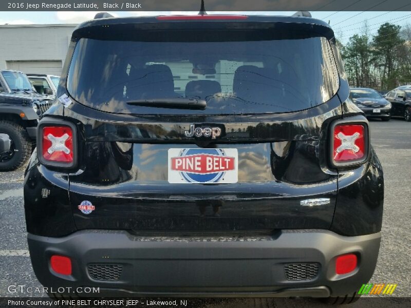 Black / Black 2016 Jeep Renegade Latitude