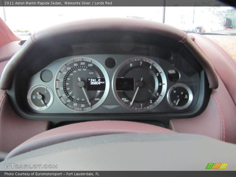  2011 Rapide Sedan Sedan Gauges