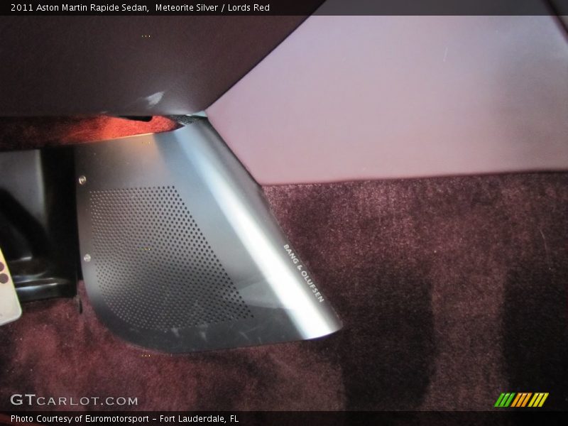 Meteorite Silver / Lords Red 2011 Aston Martin Rapide Sedan