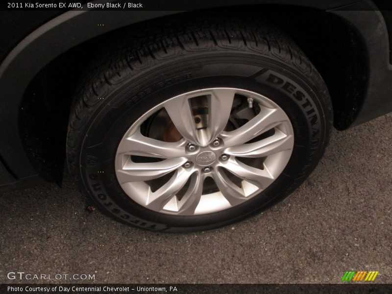 Ebony Black / Black 2011 Kia Sorento EX AWD