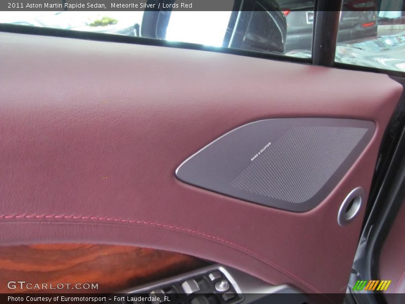 Meteorite Silver / Lords Red 2011 Aston Martin Rapide Sedan