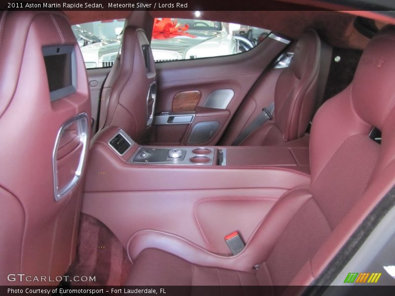 Meteorite Silver / Lords Red 2011 Aston Martin Rapide Sedan