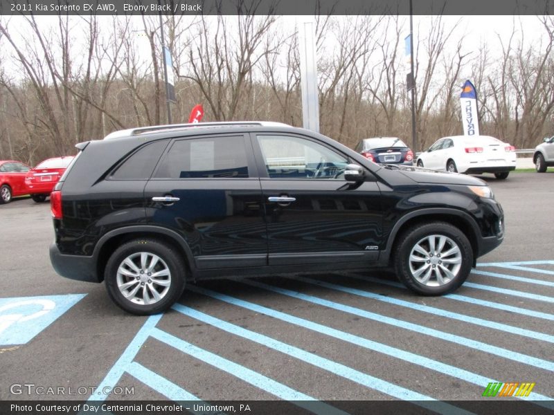 Ebony Black / Black 2011 Kia Sorento EX AWD
