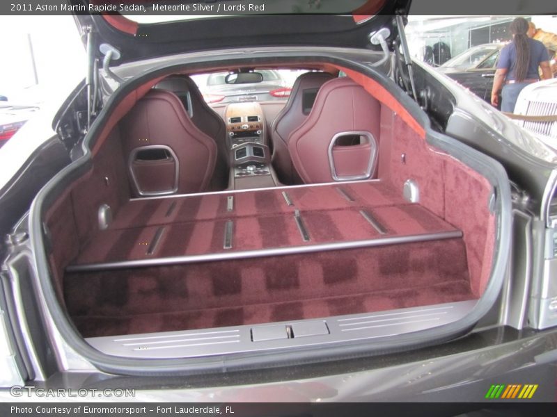 Meteorite Silver / Lords Red 2011 Aston Martin Rapide Sedan