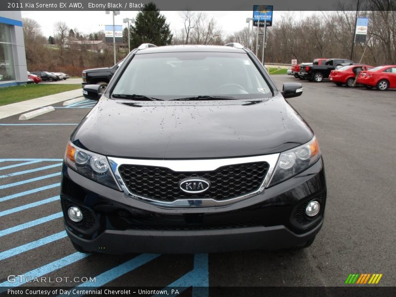 Ebony Black / Black 2011 Kia Sorento EX AWD