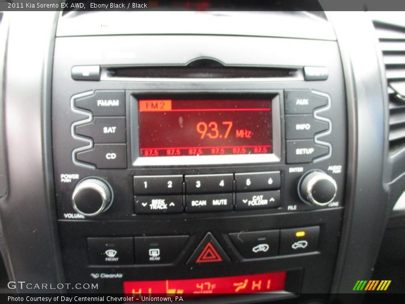 Ebony Black / Black 2011 Kia Sorento EX AWD
