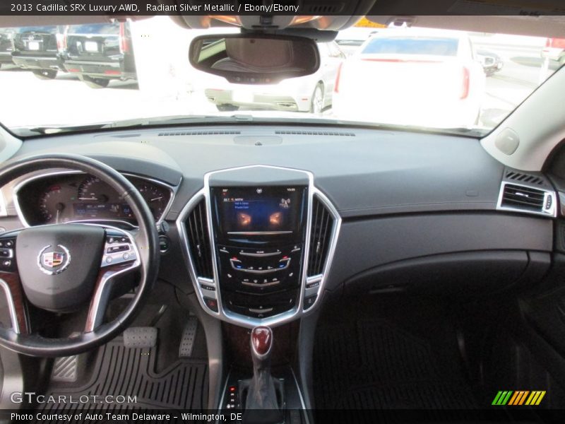 Radiant Silver Metallic / Ebony/Ebony 2013 Cadillac SRX Luxury AWD