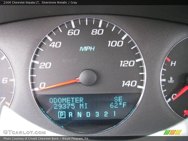 Silverstone Metallic / Gray 2006 Chevrolet Impala LT