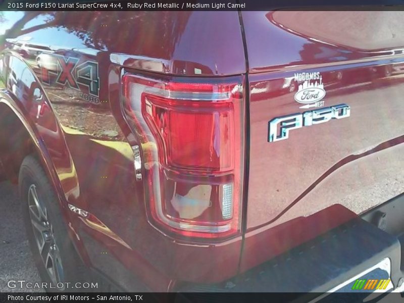 Ruby Red Metallic / Medium Light Camel 2015 Ford F150 Lariat SuperCrew 4x4