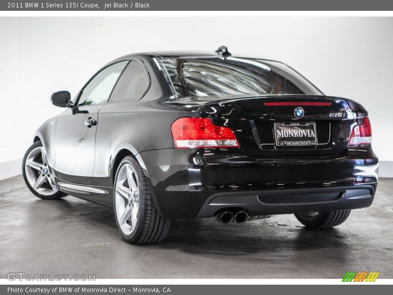 Jet Black / Black 2011 BMW 1 Series 135i Coupe