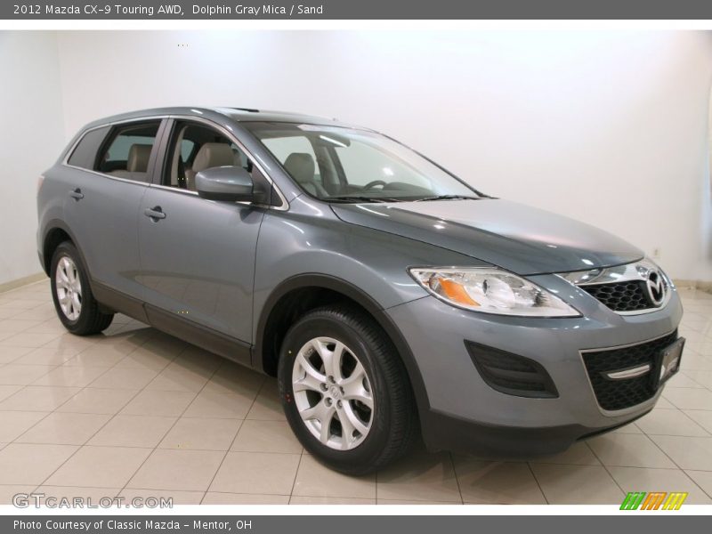 Dolphin Gray Mica / Sand 2012 Mazda CX-9 Touring AWD