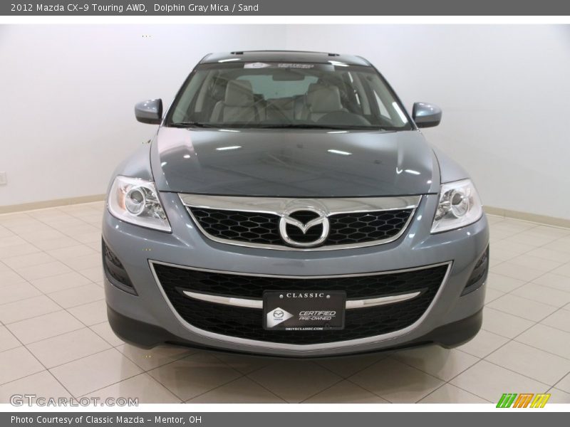 Dolphin Gray Mica / Sand 2012 Mazda CX-9 Touring AWD