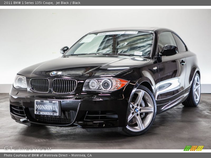 Jet Black / Black 2011 BMW 1 Series 135i Coupe