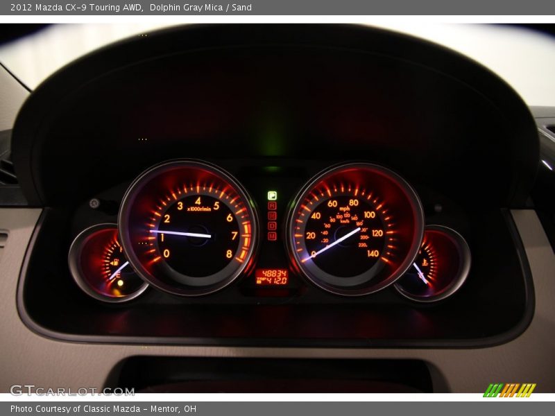 Dolphin Gray Mica / Sand 2012 Mazda CX-9 Touring AWD