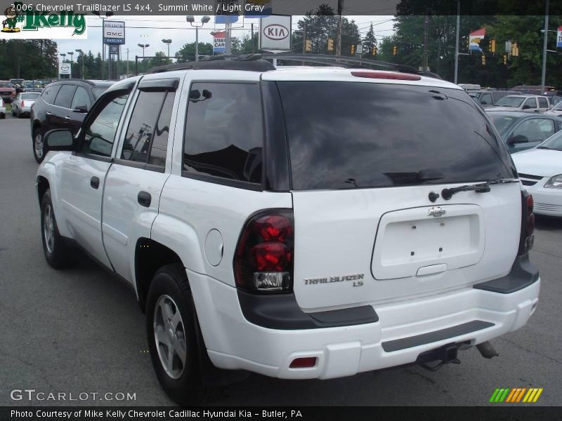 Summit White / Light Gray 2006 Chevrolet TrailBlazer LS 4x4