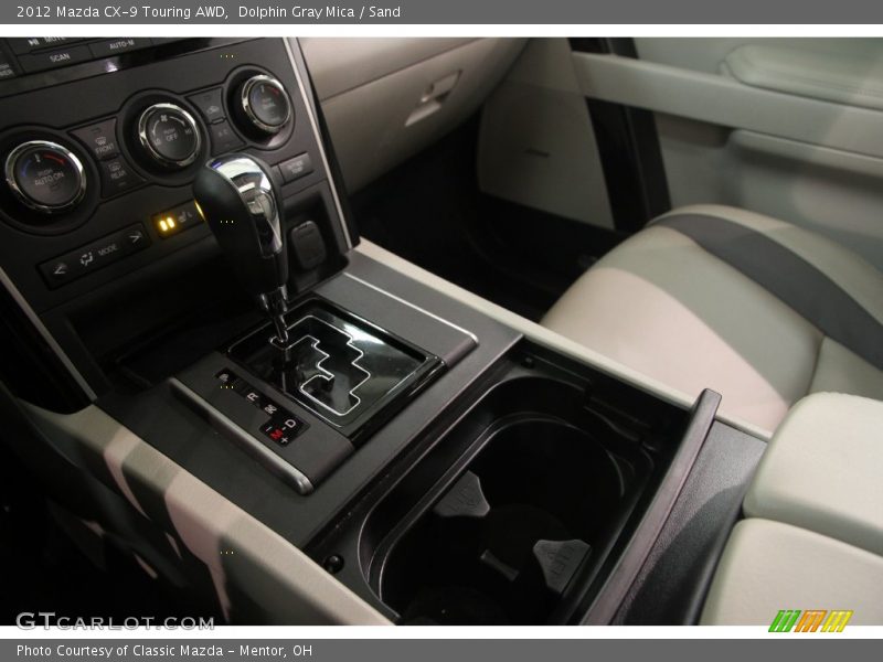 Dolphin Gray Mica / Sand 2012 Mazda CX-9 Touring AWD