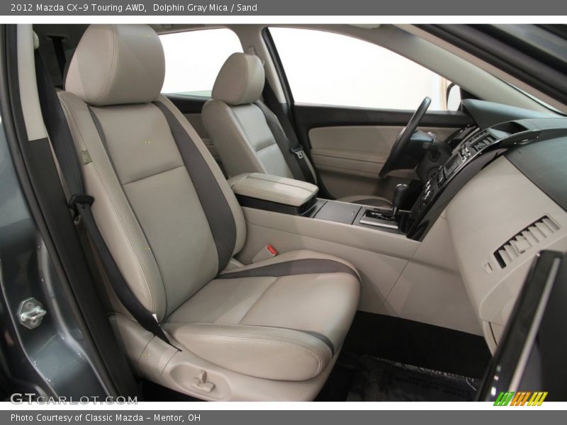 Dolphin Gray Mica / Sand 2012 Mazda CX-9 Touring AWD