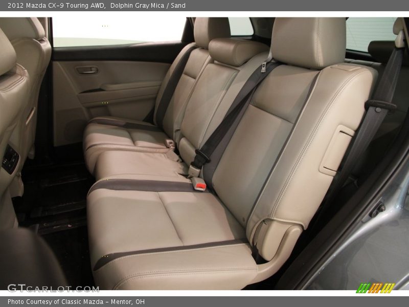Dolphin Gray Mica / Sand 2012 Mazda CX-9 Touring AWD
