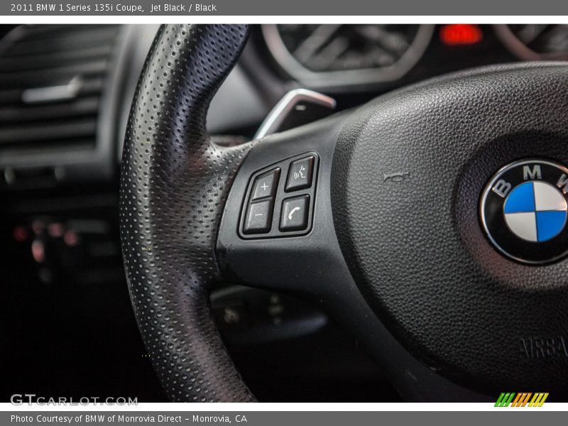 Jet Black / Black 2011 BMW 1 Series 135i Coupe