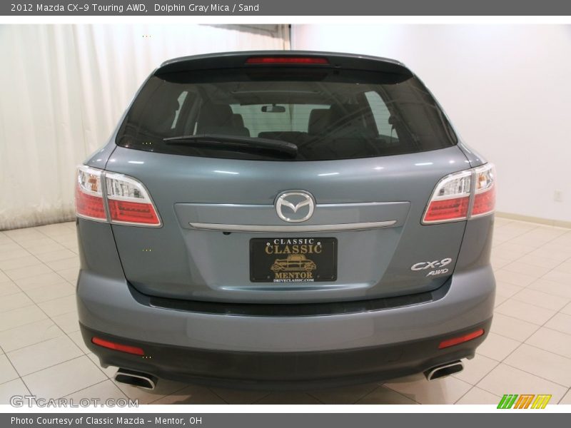 Dolphin Gray Mica / Sand 2012 Mazda CX-9 Touring AWD