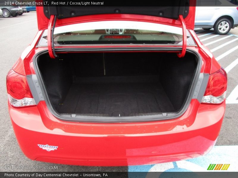 Red Hot / Cocoa/Light Neutral 2014 Chevrolet Cruze LT