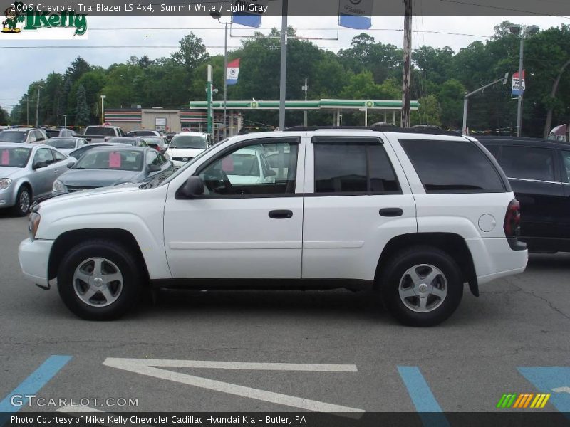 Summit White / Light Gray 2006 Chevrolet TrailBlazer LS 4x4