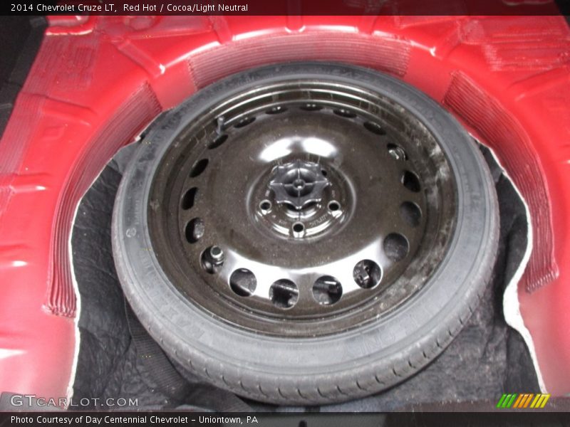 Red Hot / Cocoa/Light Neutral 2014 Chevrolet Cruze LT