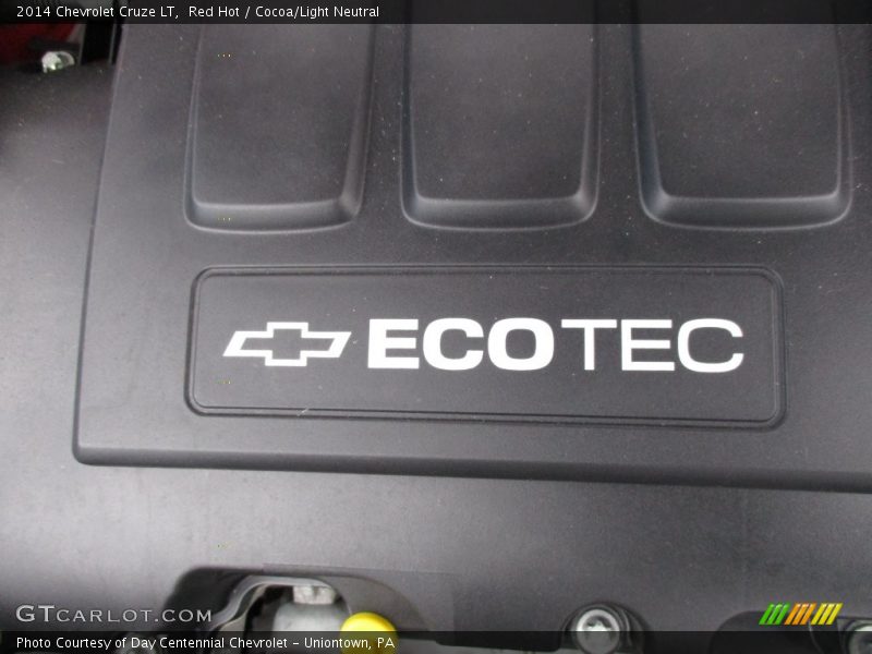 Red Hot / Cocoa/Light Neutral 2014 Chevrolet Cruze LT
