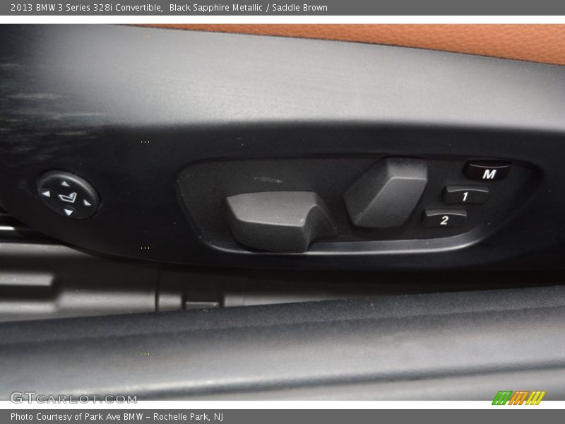 Black Sapphire Metallic / Saddle Brown 2013 BMW 3 Series 328i Convertible