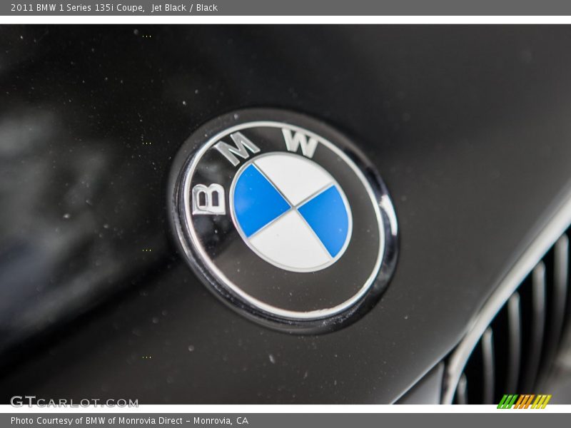 Jet Black / Black 2011 BMW 1 Series 135i Coupe