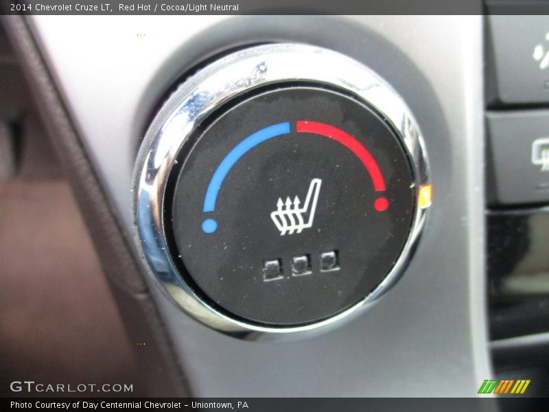 Red Hot / Cocoa/Light Neutral 2014 Chevrolet Cruze LT