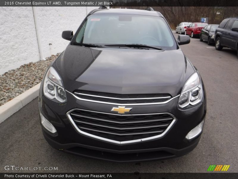 Tungsten Metallic / Jet Black 2016 Chevrolet Equinox LT AWD