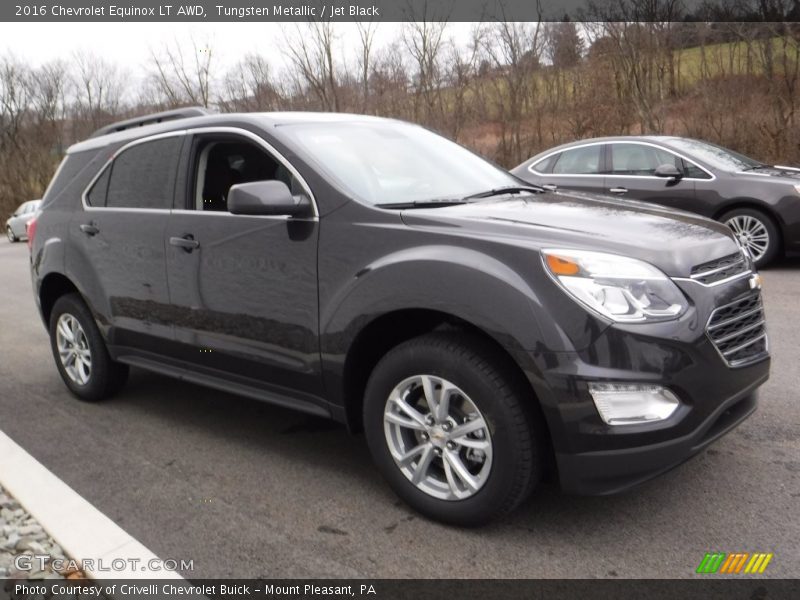 Tungsten Metallic / Jet Black 2016 Chevrolet Equinox LT AWD