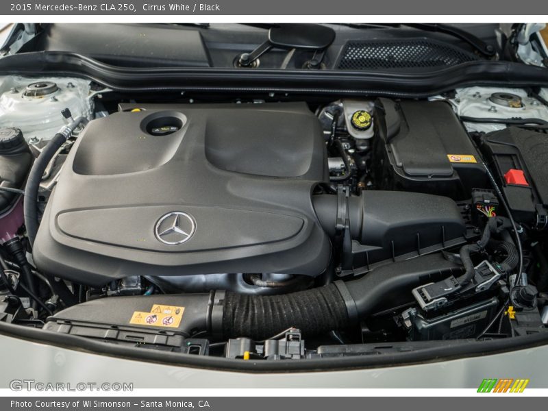 Cirrus White / Black 2015 Mercedes-Benz CLA 250