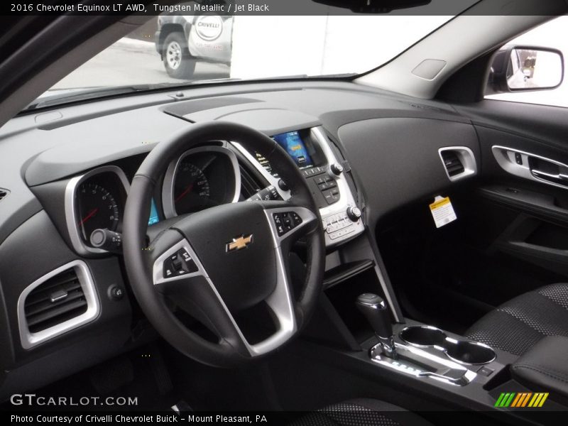 Tungsten Metallic / Jet Black 2016 Chevrolet Equinox LT AWD