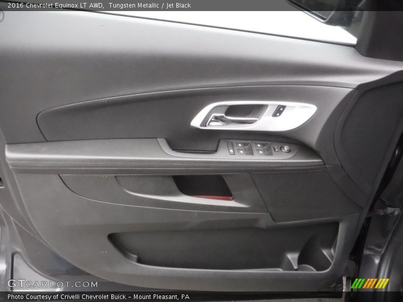 Tungsten Metallic / Jet Black 2016 Chevrolet Equinox LT AWD