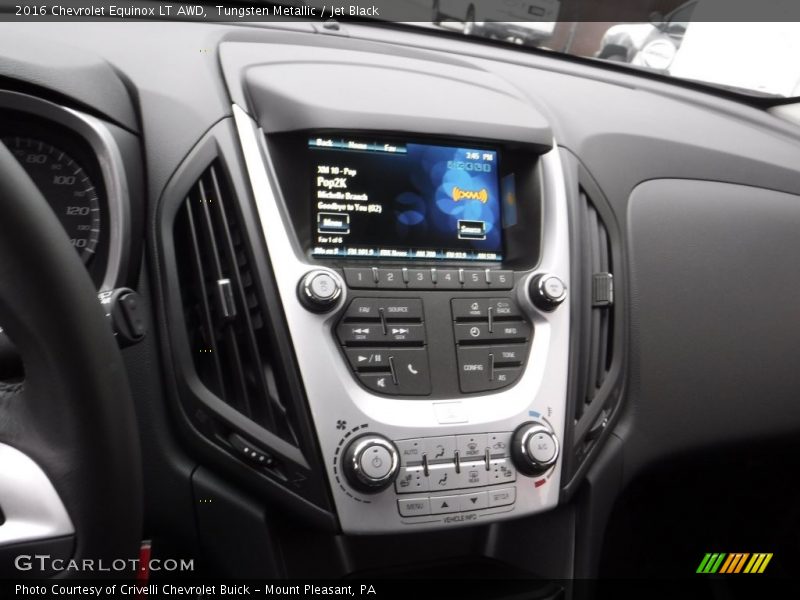 Tungsten Metallic / Jet Black 2016 Chevrolet Equinox LT AWD
