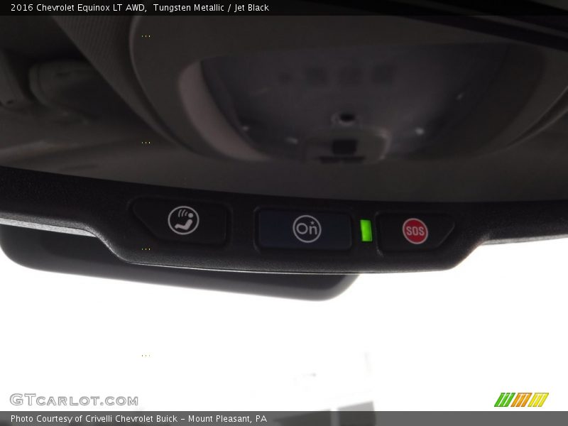 Tungsten Metallic / Jet Black 2016 Chevrolet Equinox LT AWD