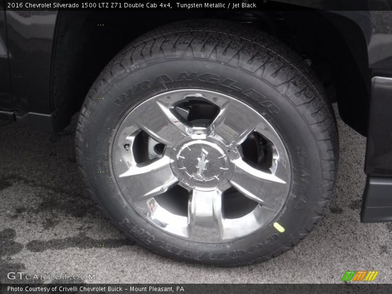 Tungsten Metallic / Jet Black 2016 Chevrolet Silverado 1500 LTZ Z71 Double Cab 4x4