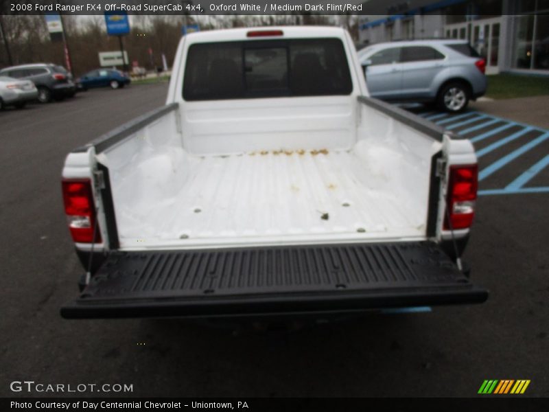 Oxford White / Medium Dark Flint/Red 2008 Ford Ranger FX4 Off-Road SuperCab 4x4