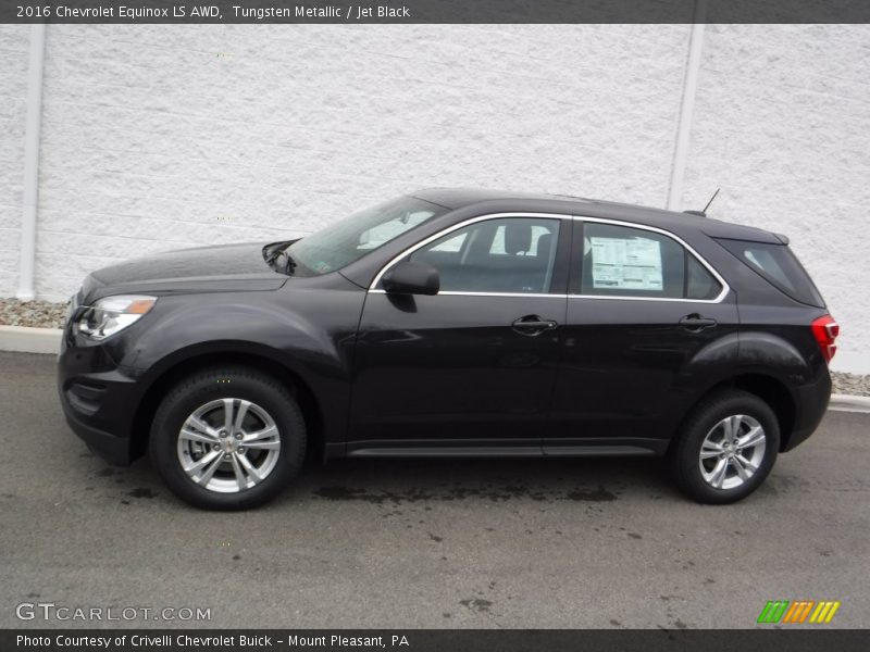 Tungsten Metallic / Jet Black 2016 Chevrolet Equinox LS AWD