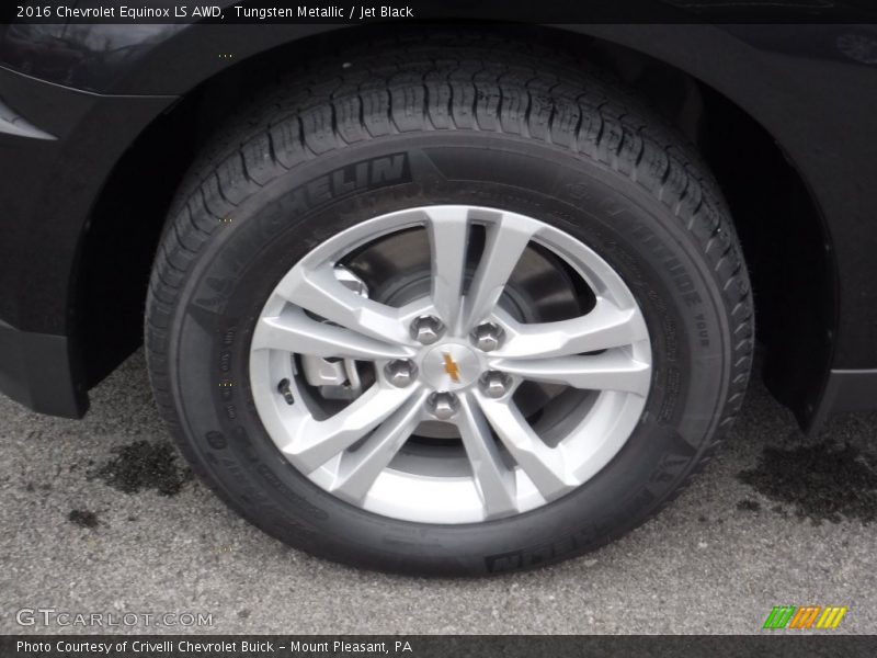 Tungsten Metallic / Jet Black 2016 Chevrolet Equinox LS AWD