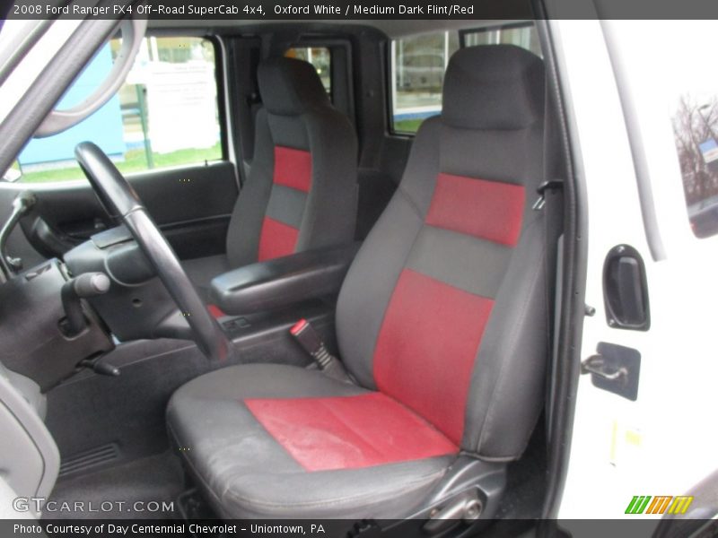  2008 Ranger FX4 Off-Road SuperCab 4x4 Medium Dark Flint/Red Interior