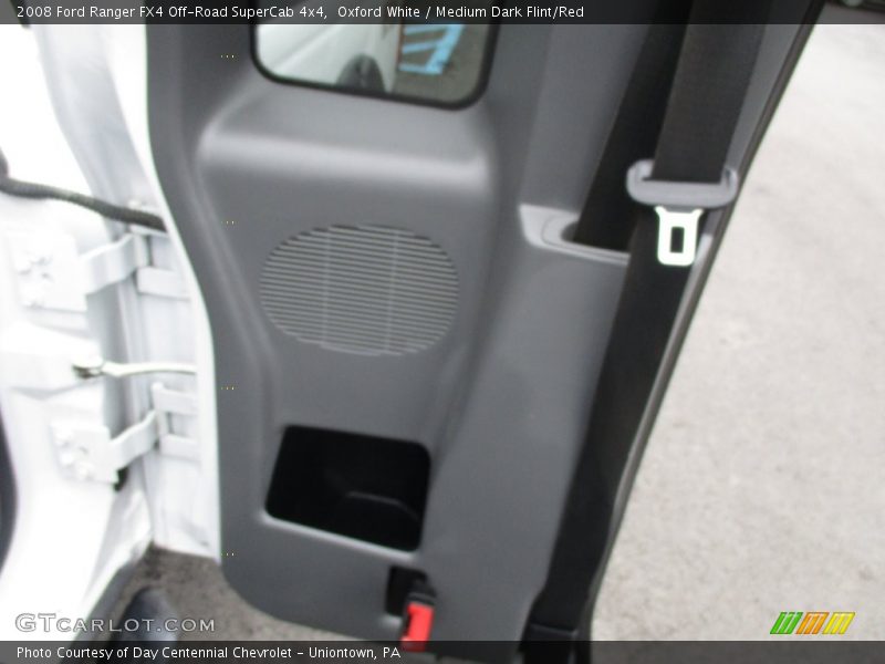 Oxford White / Medium Dark Flint/Red 2008 Ford Ranger FX4 Off-Road SuperCab 4x4