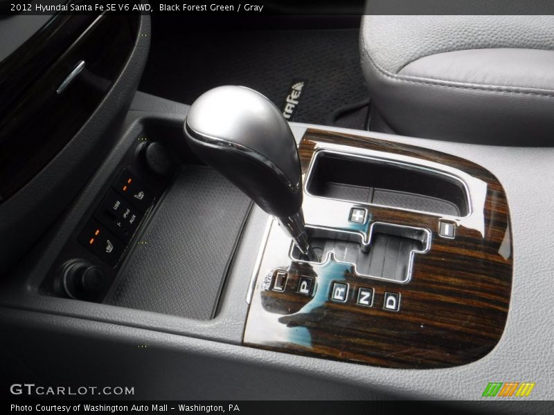 Black Forest Green / Gray 2012 Hyundai Santa Fe SE V6 AWD