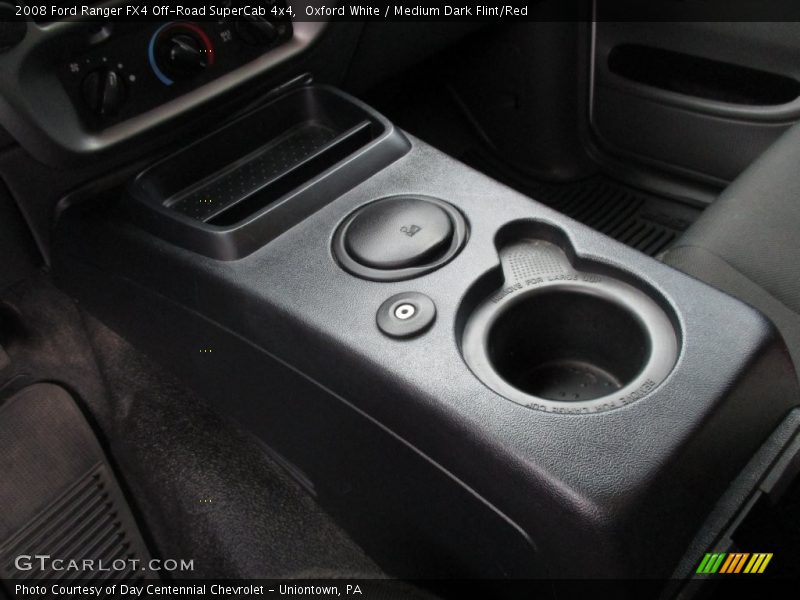 Oxford White / Medium Dark Flint/Red 2008 Ford Ranger FX4 Off-Road SuperCab 4x4