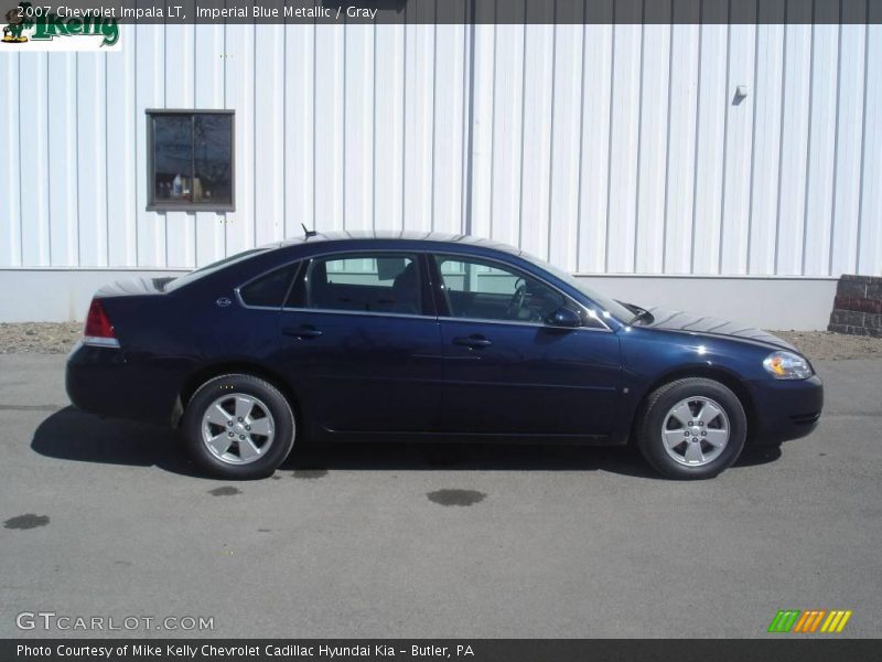 Imperial Blue Metallic / Gray 2007 Chevrolet Impala LT